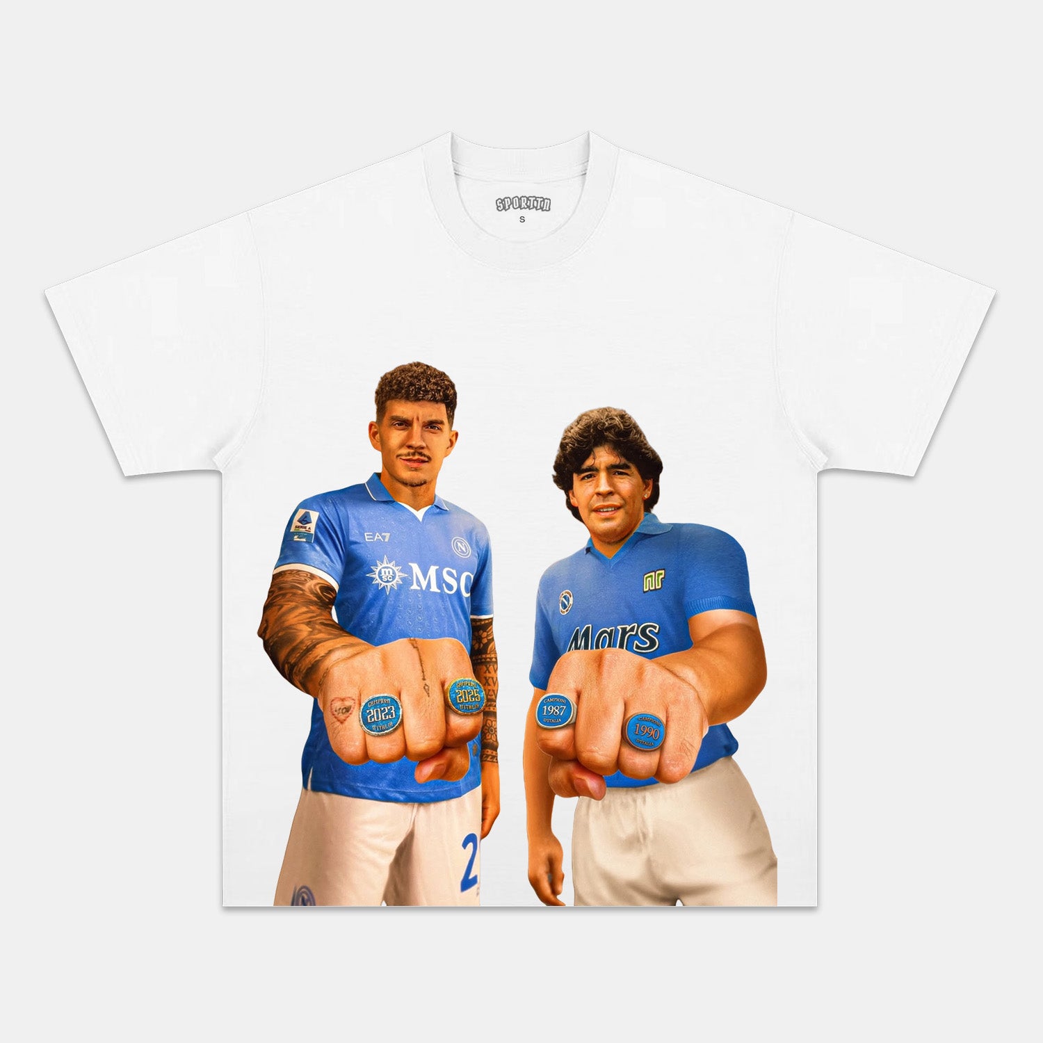 NAPOLI WIN 4TH SERIE A TITLE TEE