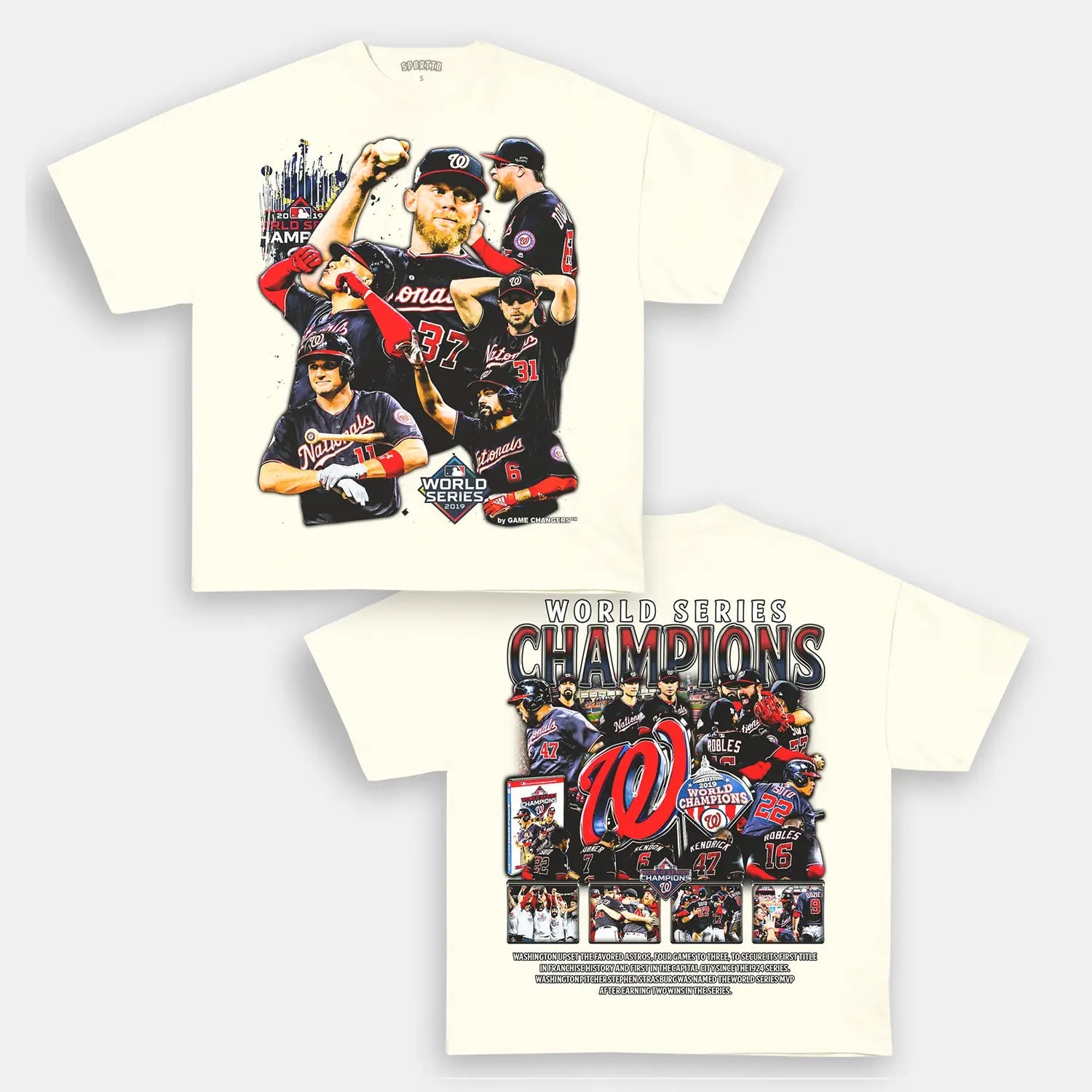 2019 WORLD SERIES CHAMPS - NATIONALS TEE - DS