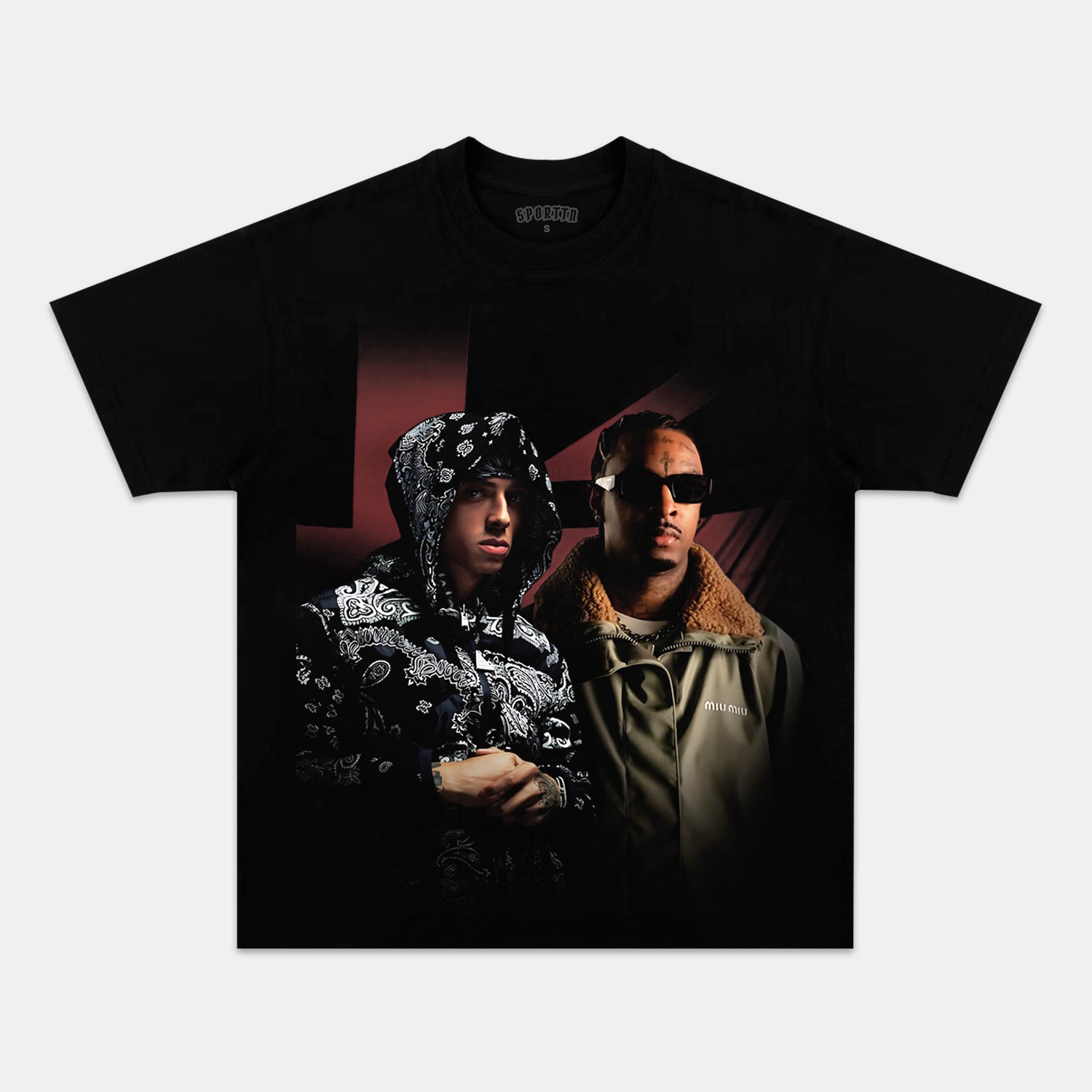 CENTRAL CEE & 21 SAVAGE NEW TEE