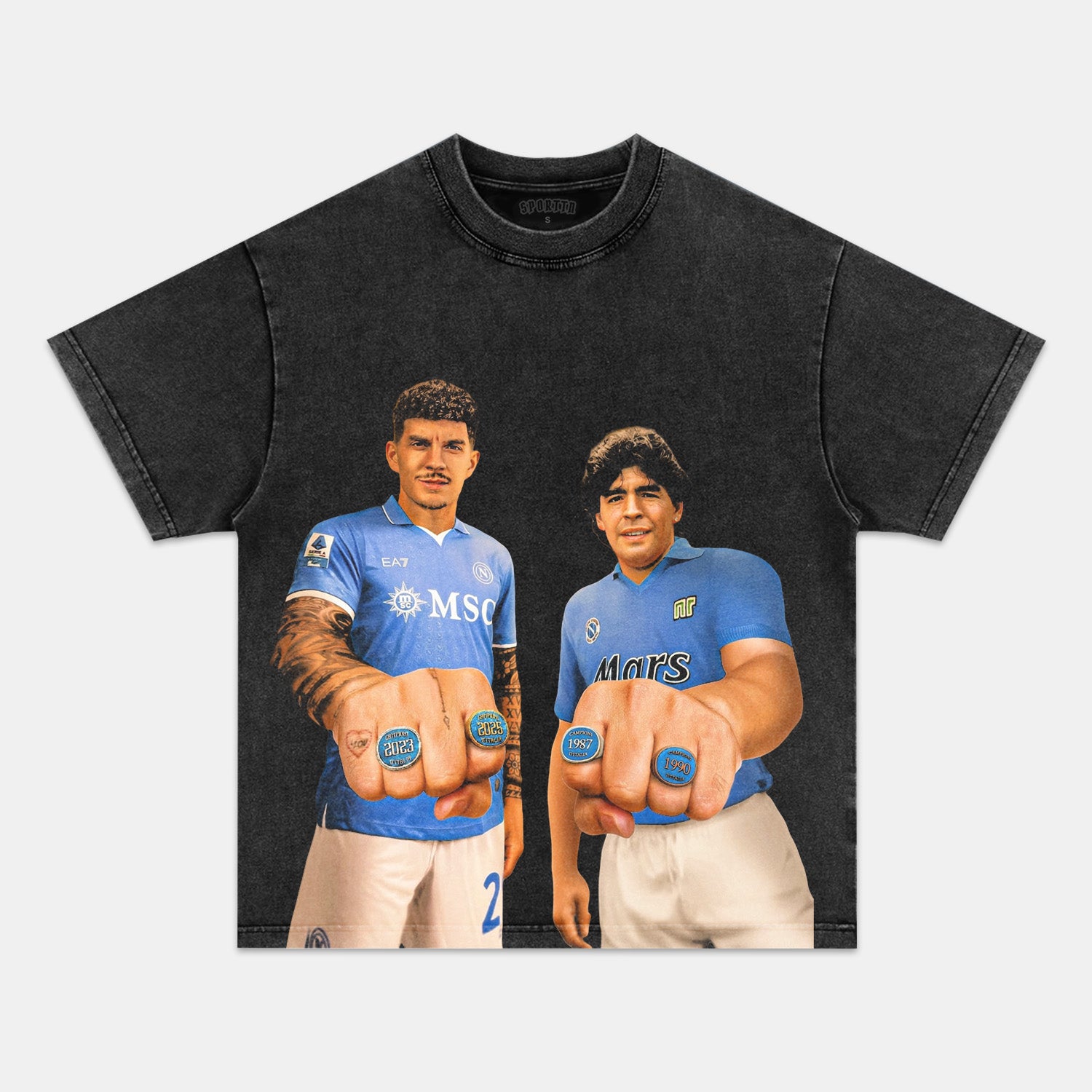 NAPOLI WIN 4TH SERIE A TITLE TEE