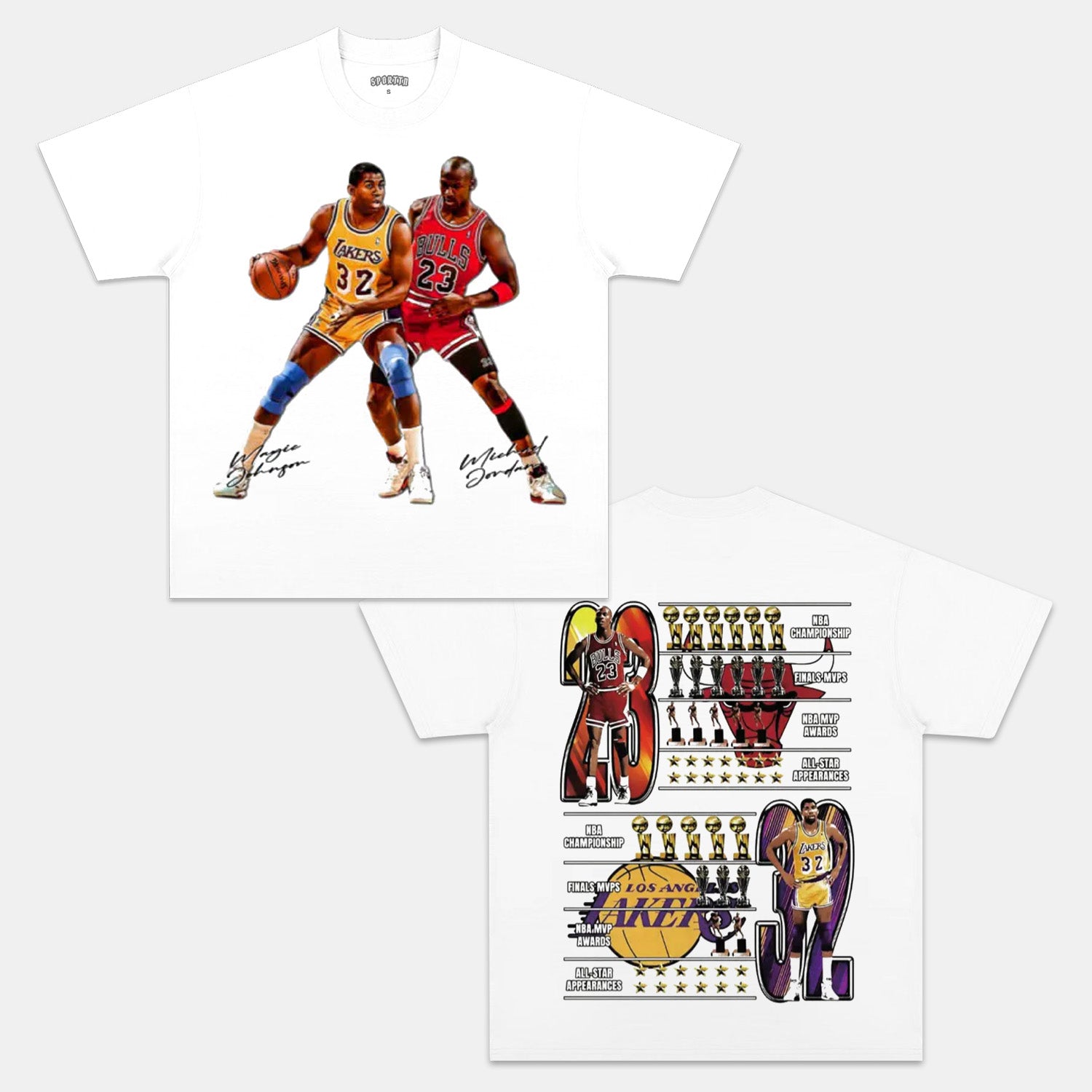 EARVIN JOHNSON AND MICHAEL JORDAN TEE