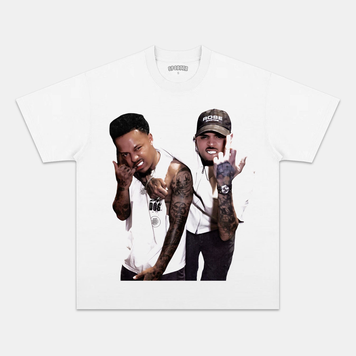 SHAD MOSS & CHRIS BROWN TEE