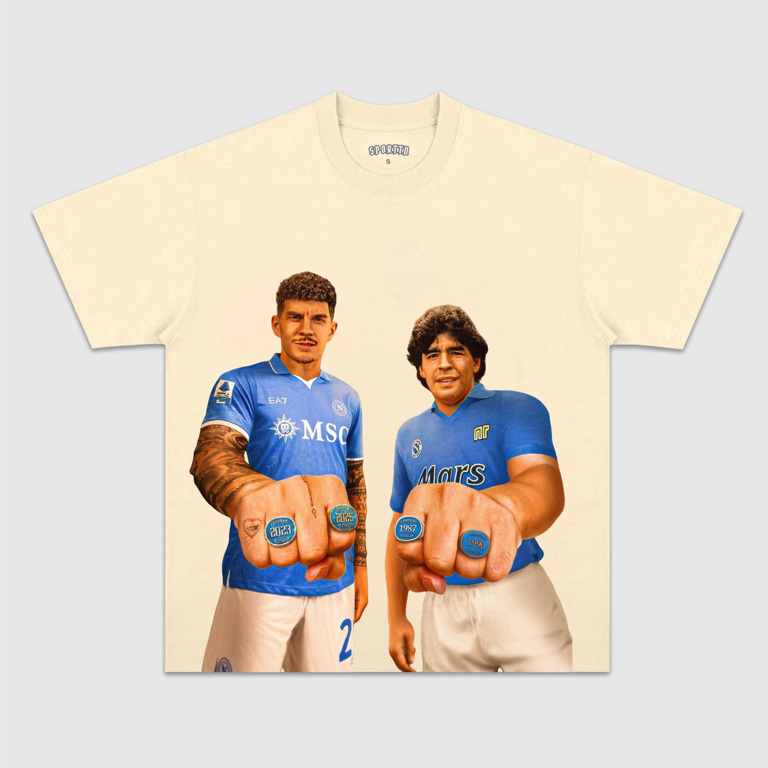 NAPOLI WIN 4TH SERIE A TITLE TEE