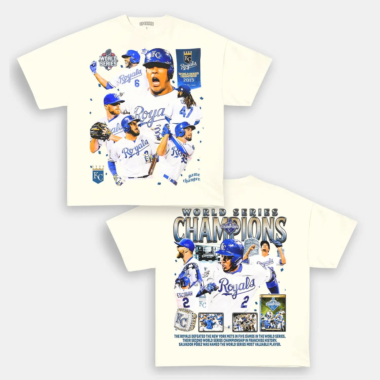 2015 WORLD SERIES CHAMPS - ROYALS TEE - DS