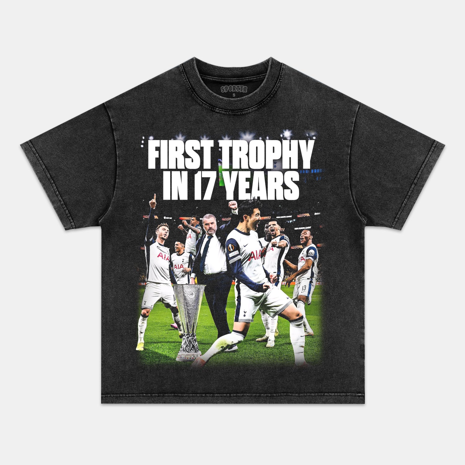 TOTTENHAM WIN THE EUROPA LEAGUE V3 TEE