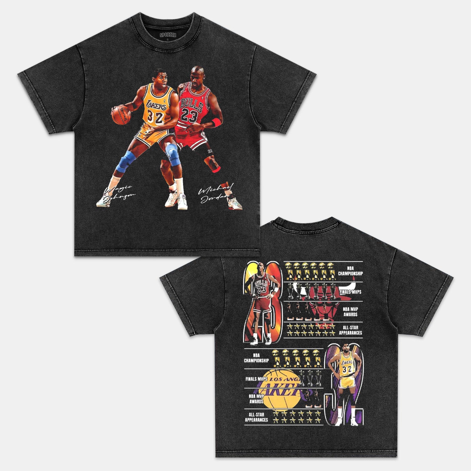 EARVIN JOHNSON AND MICHAEL JORDAN TEE
