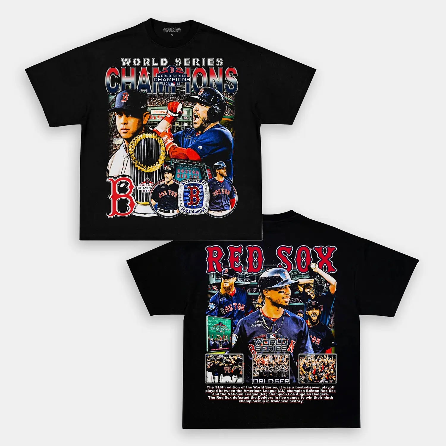 2018 WORLD SERIES CHAMPS - RED SOX TEE - DS