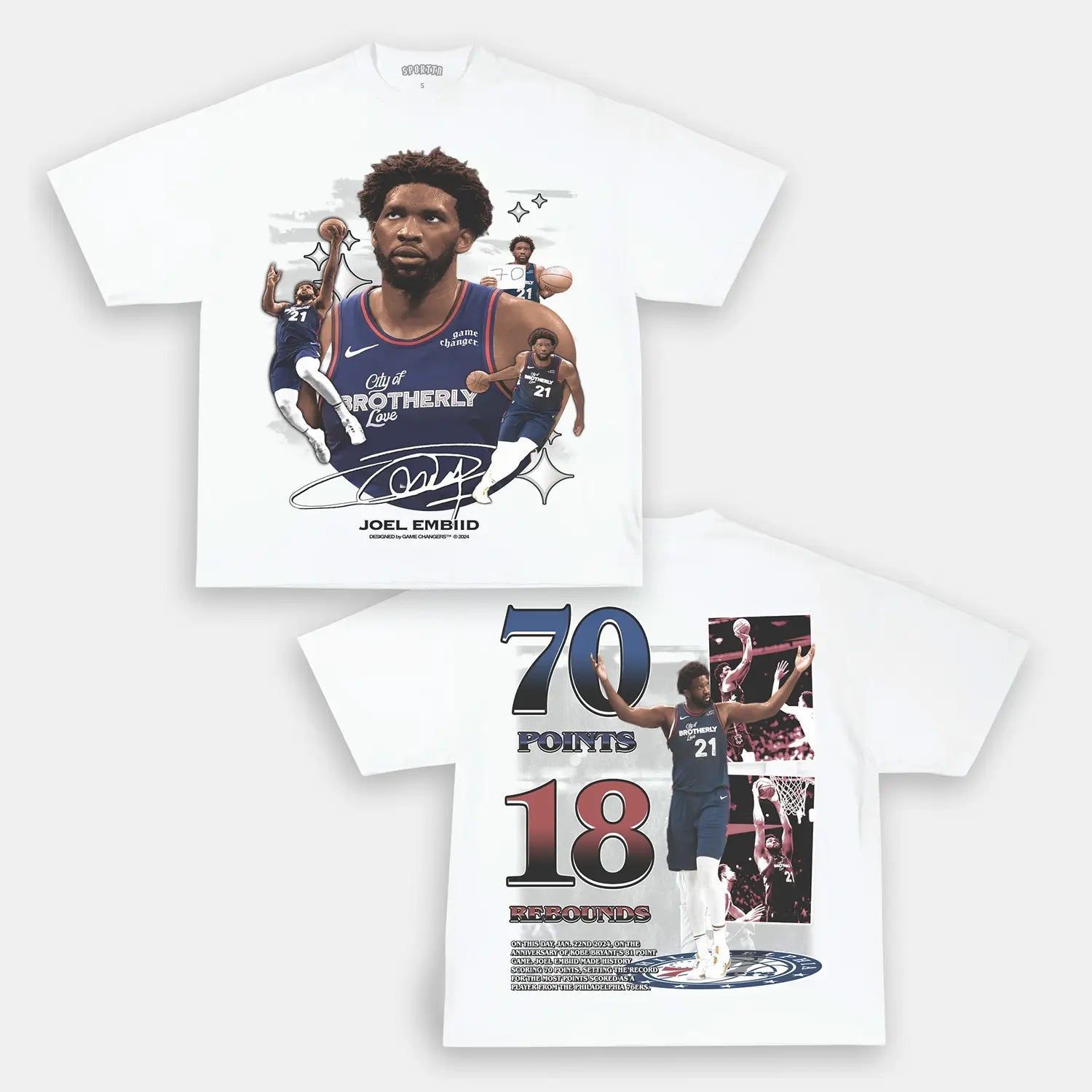 JOEL EMBIID V2 TEE - DS