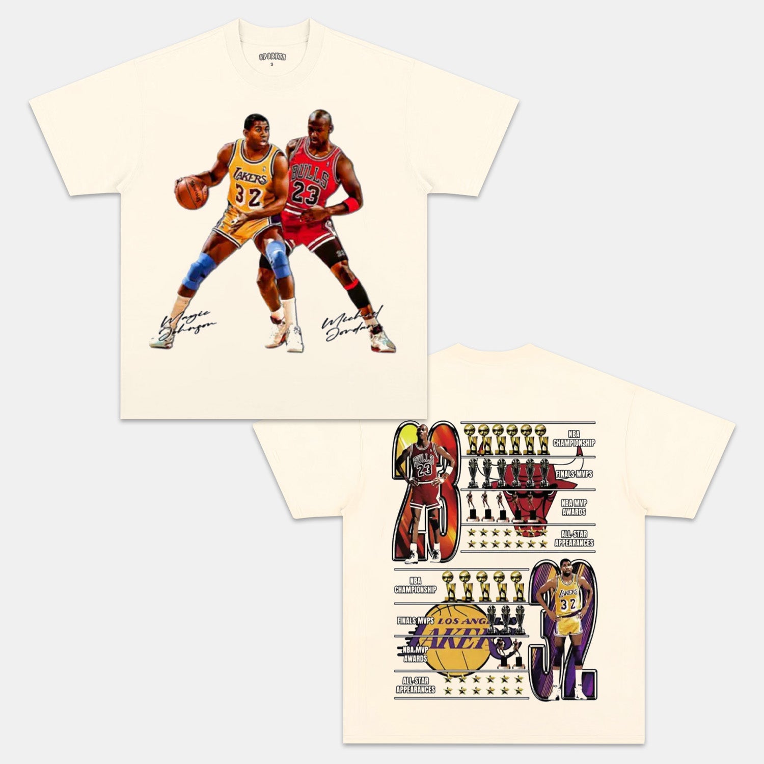EARVIN JOHNSON AND MICHAEL JORDAN TEE