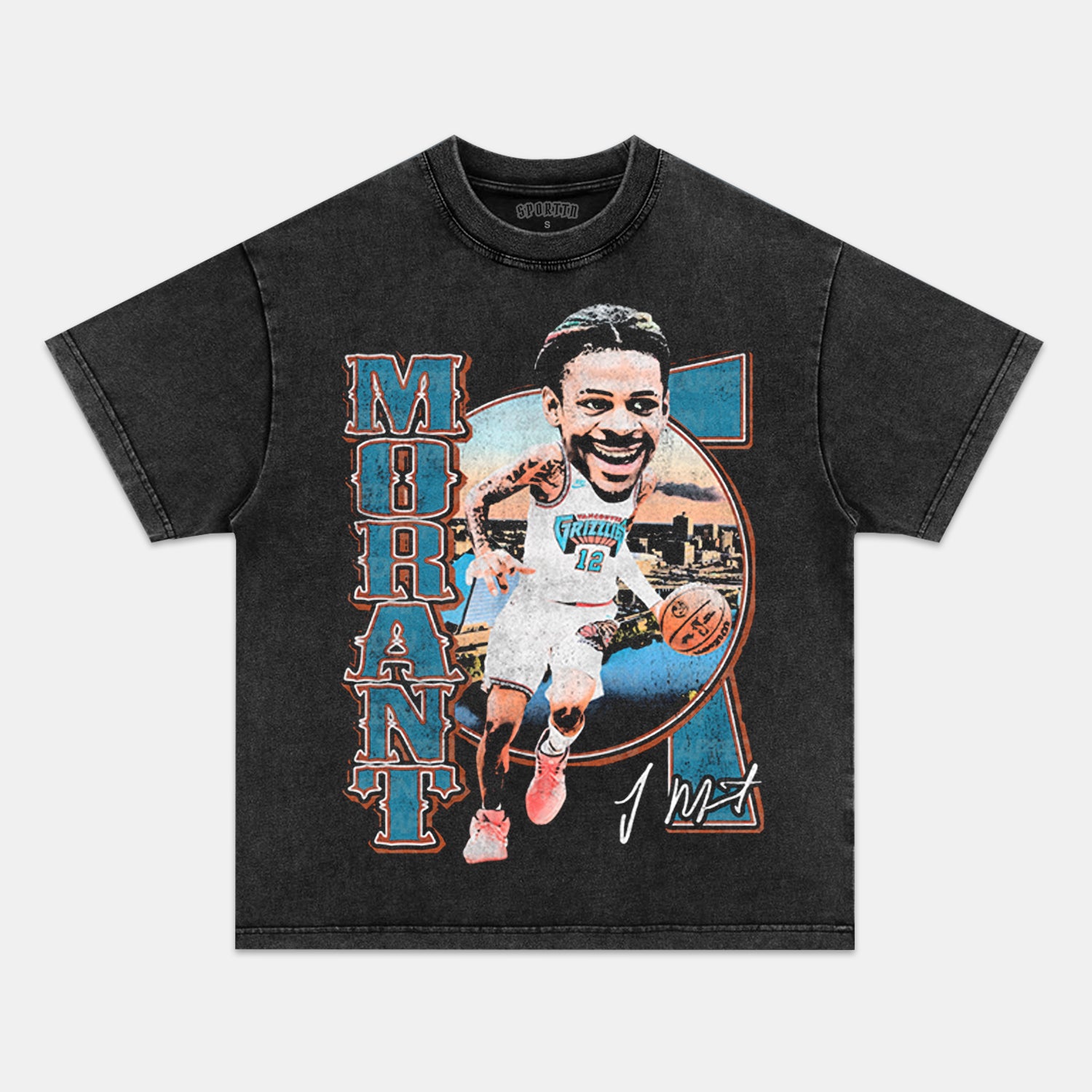 JA MORANT BIG HEAD TEE