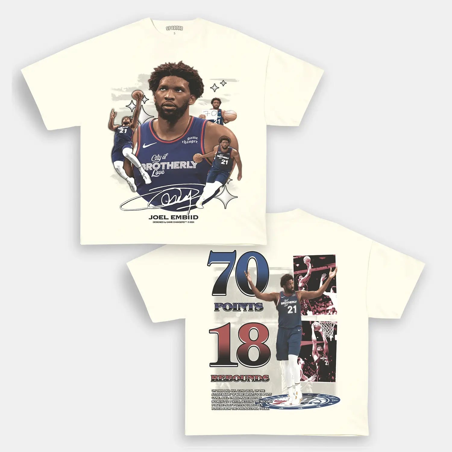 JOEL EMBIID V2 TEE - DS