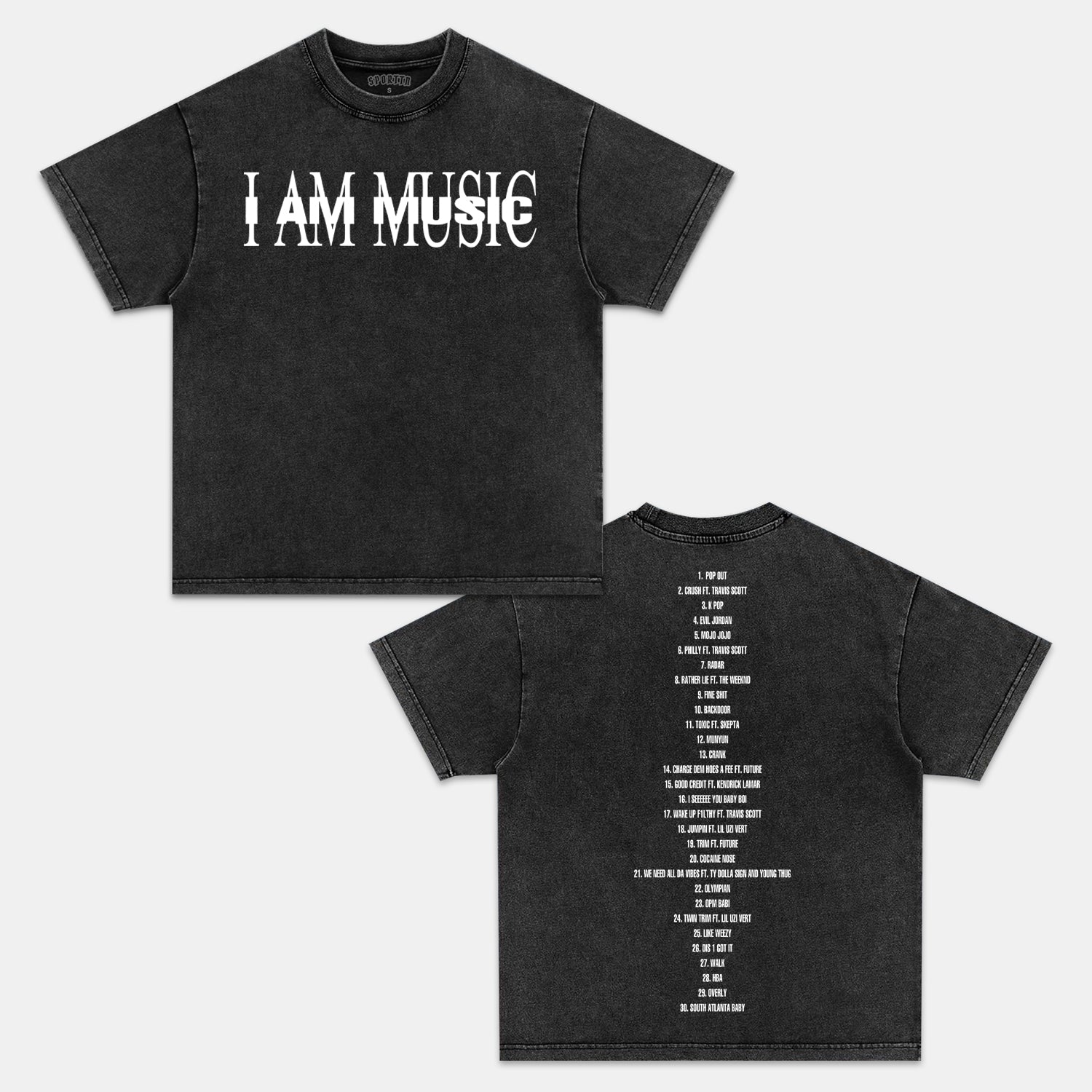 PLAYBOI CARTI & I AM MUSIC 2025 V2 TEE