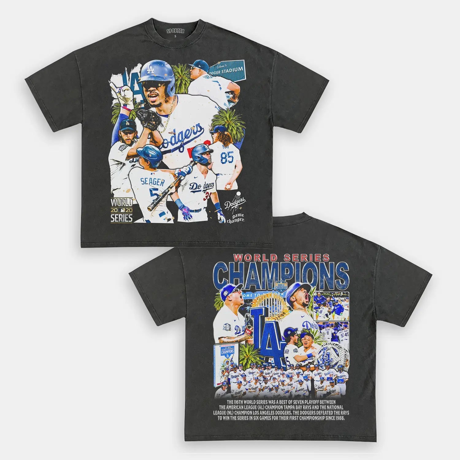 2020 WORLD SERIES CHAMPS - DODGERS TEE - DS