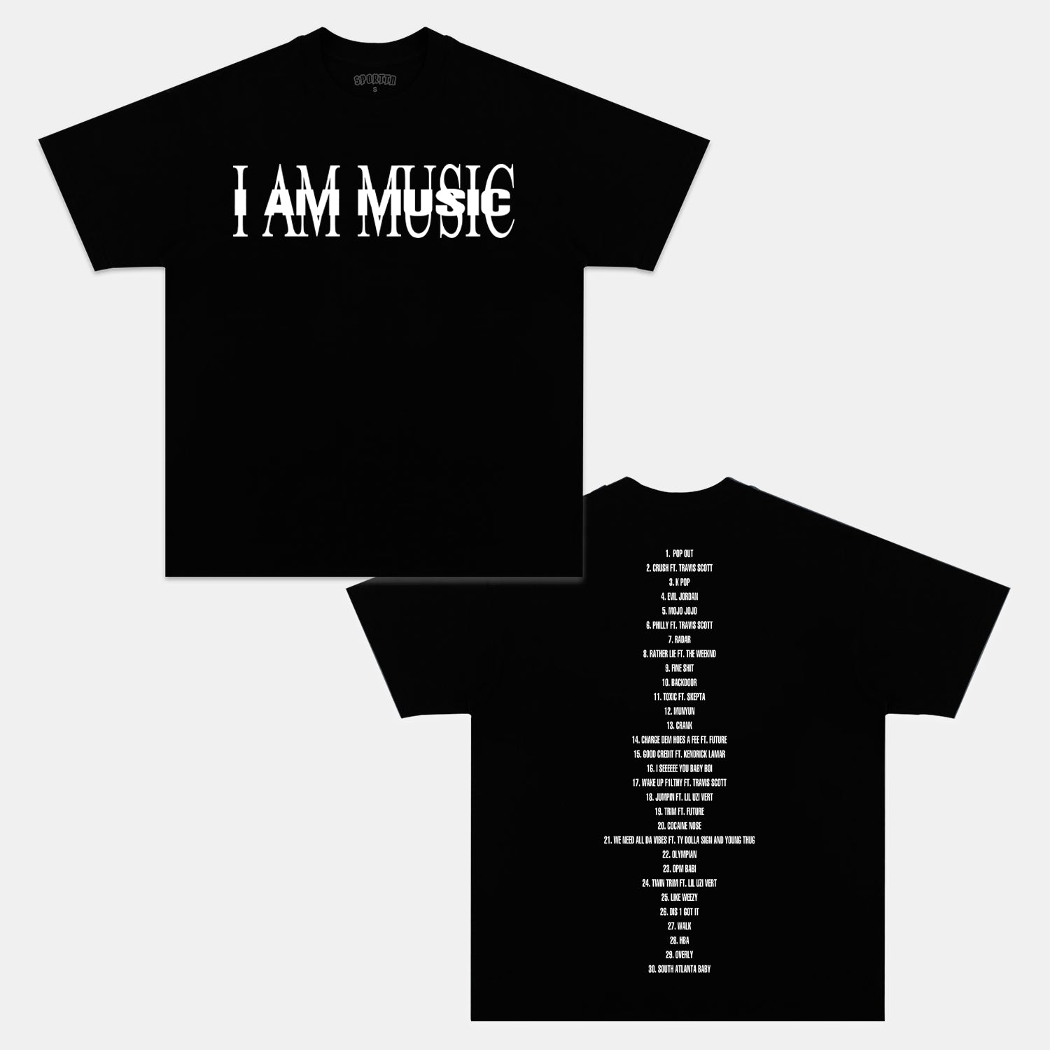 PLAYBOI CARTI & I AM MUSIC 2025 V2 TEE