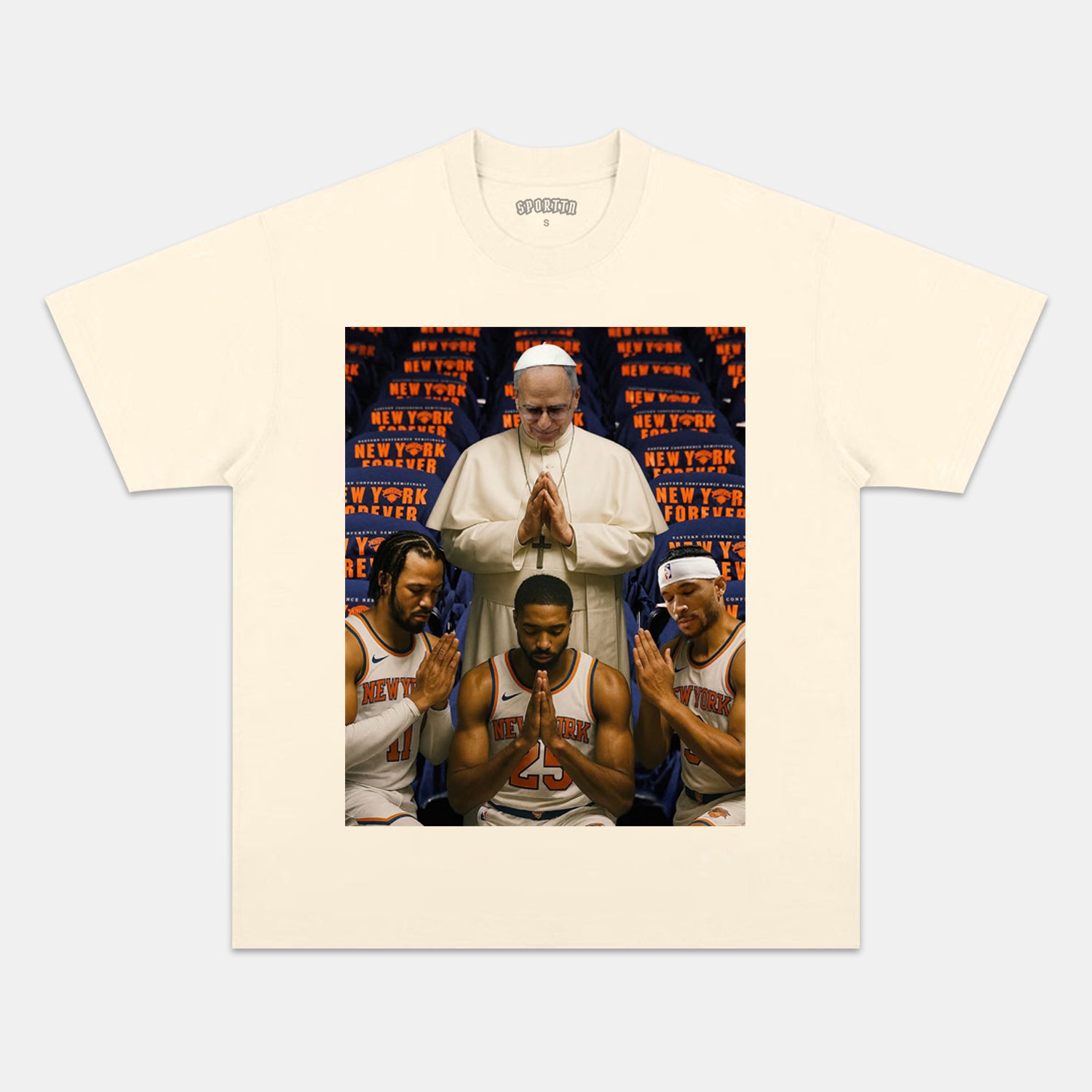 NEW POPE & New York Knicks TEE