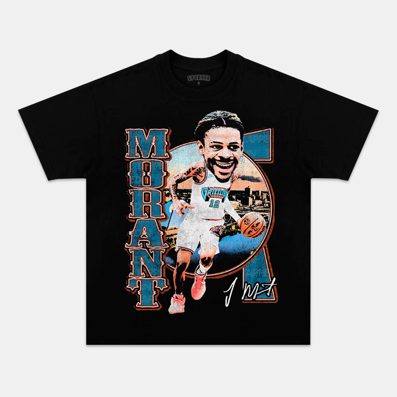 JA MORANT BIG HEAD TEE