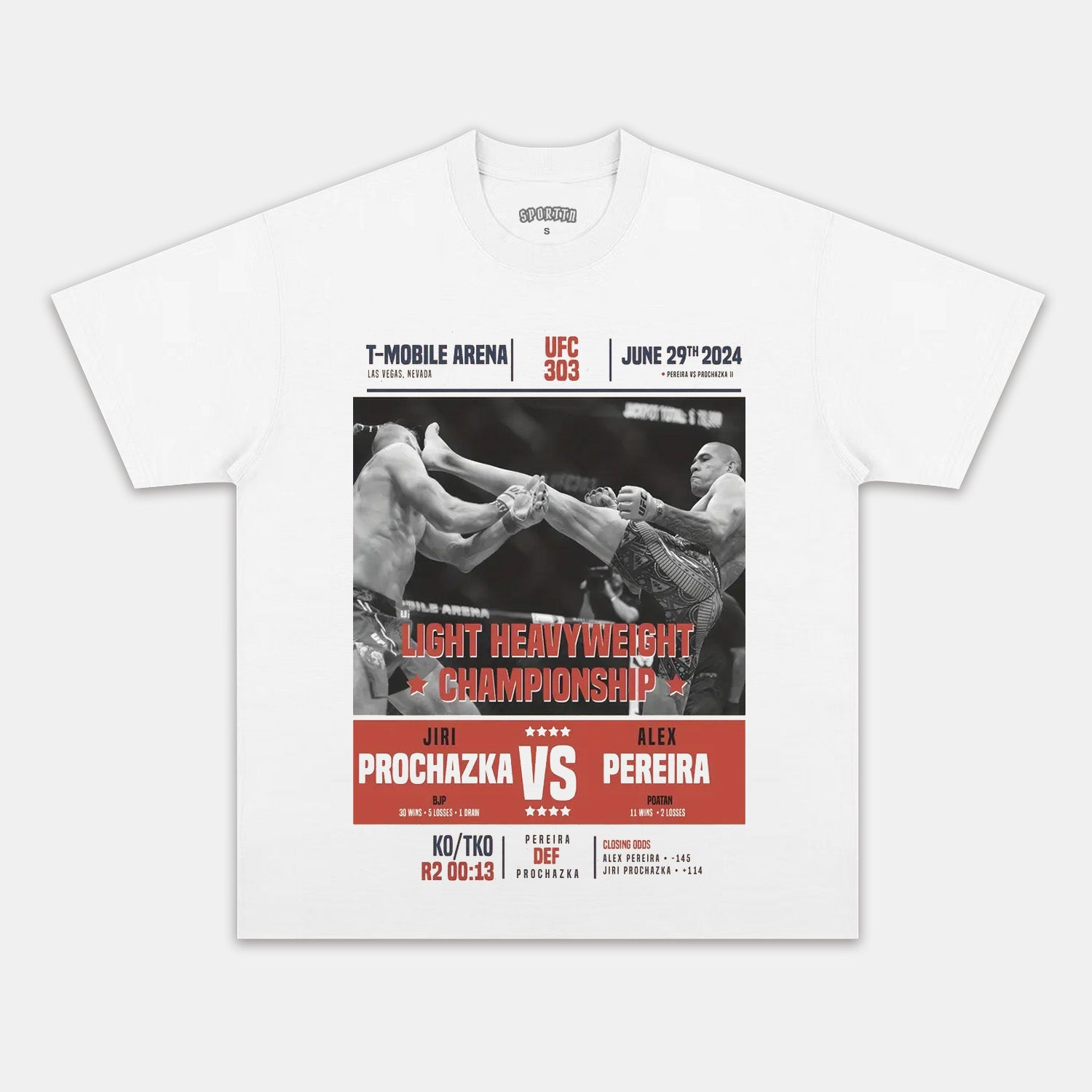 PROCHAZKA VS PEREIRA TEE