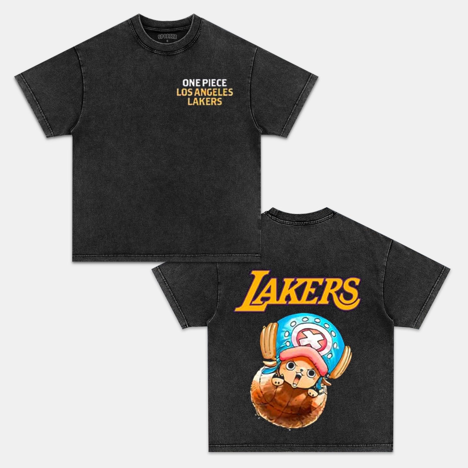 LOSANGELES LAKERS & ONE PIECE CHOPPER TEE