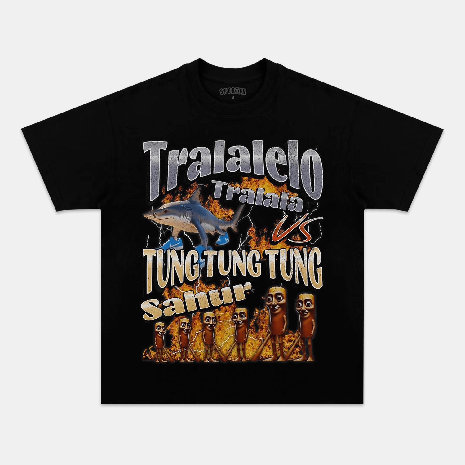 TRALALERO TRALALA VS TUNG TUNG SAHUR TEE