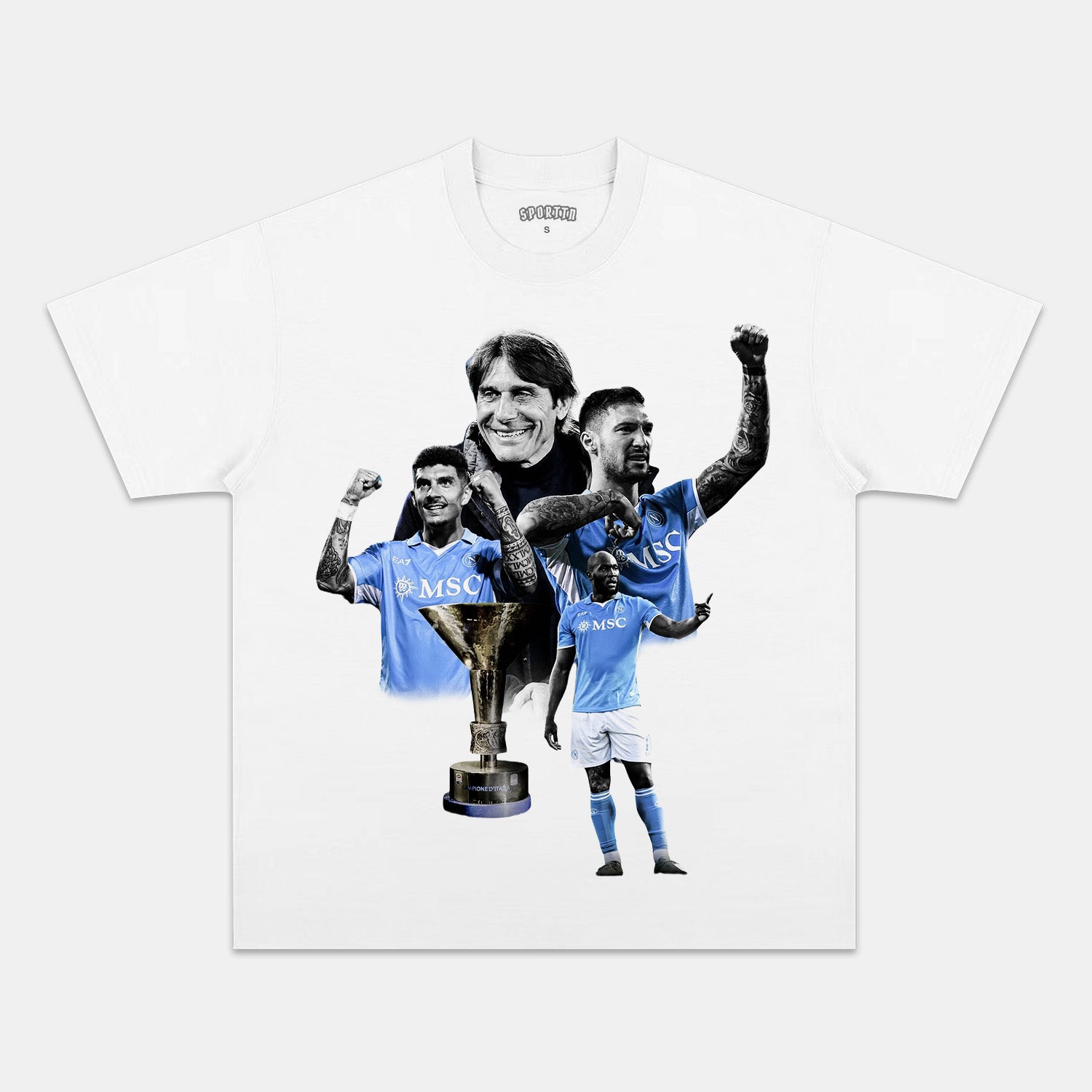 NAPOLI WIN 4TH SERIE A TITLE TEE