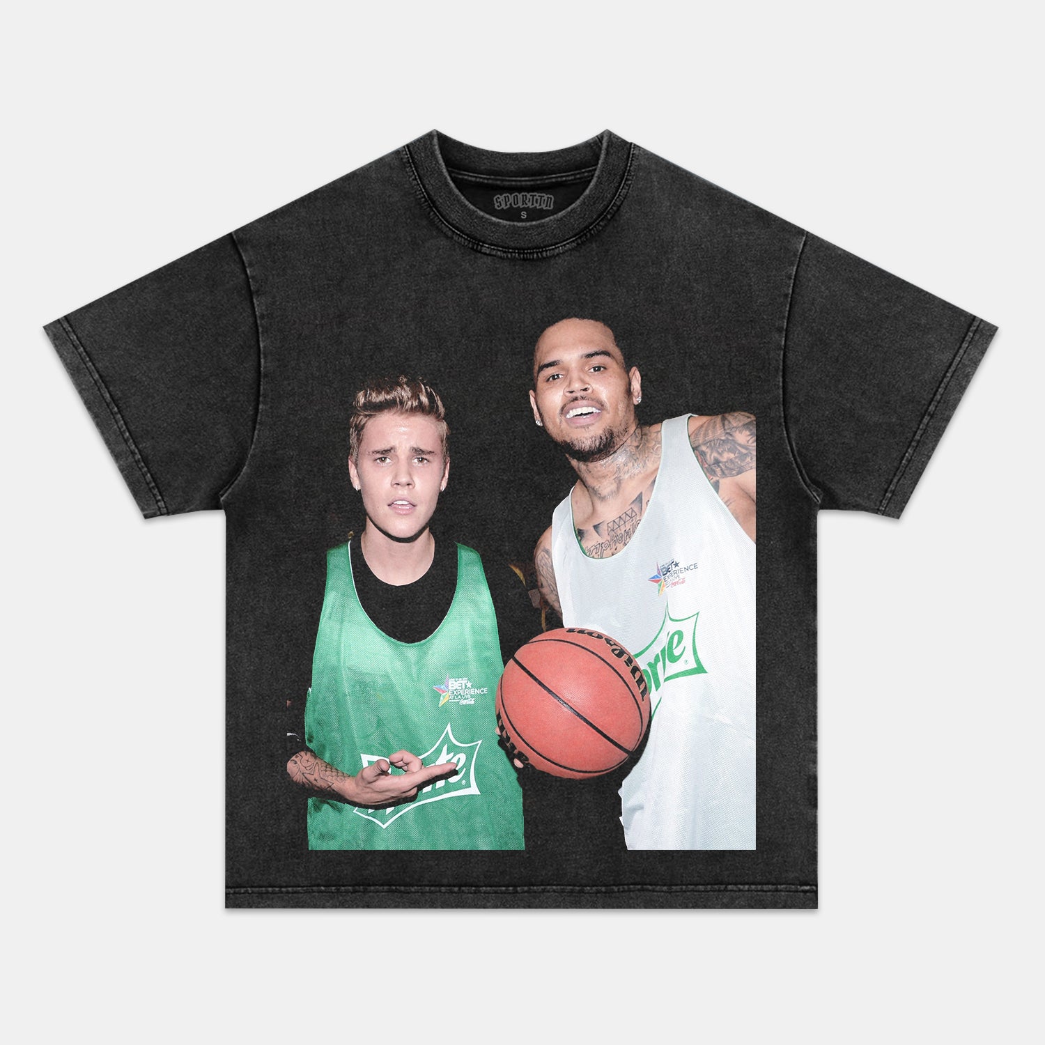 JUSTIN BIEBER & CHRIS BROWN TEE