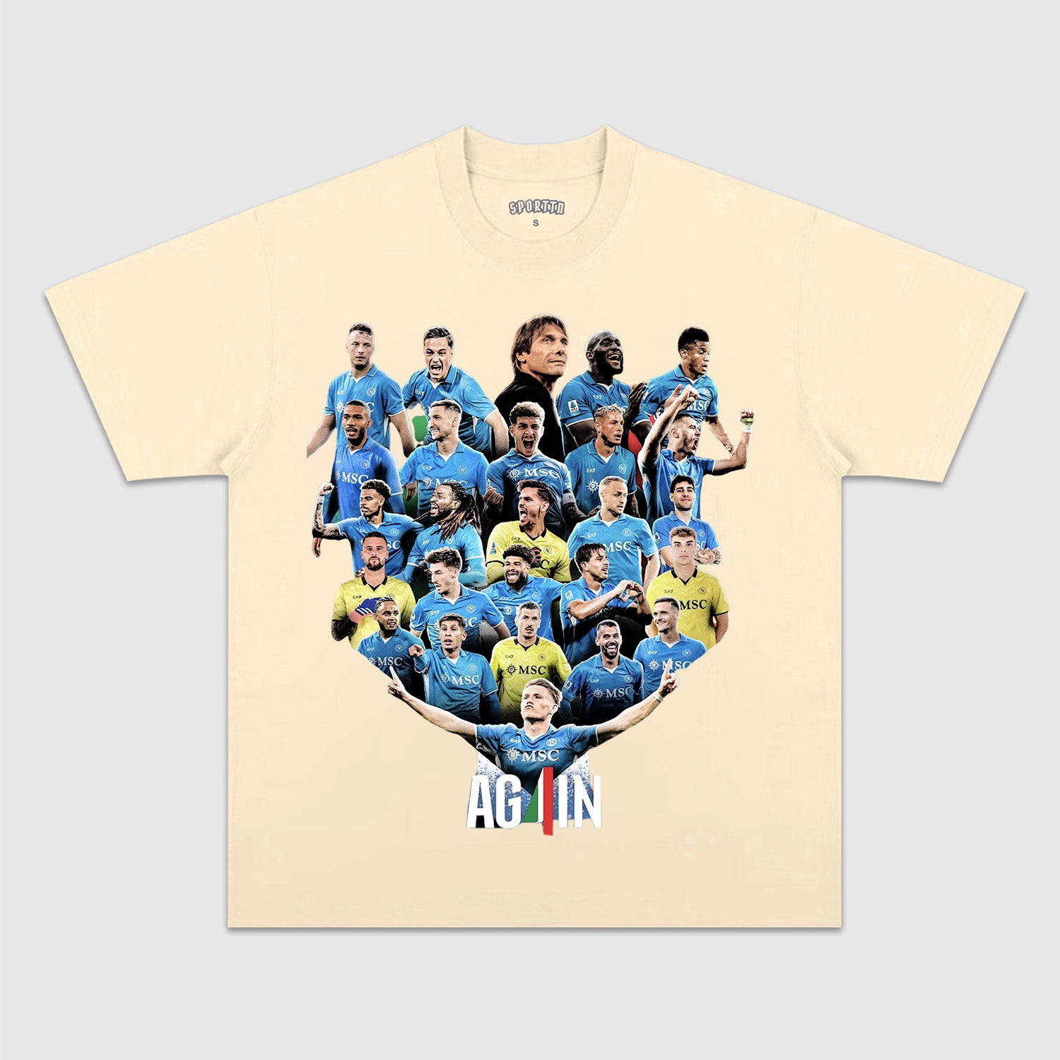 NAPOLI WIN 4TH SERIE A TITLE TEE