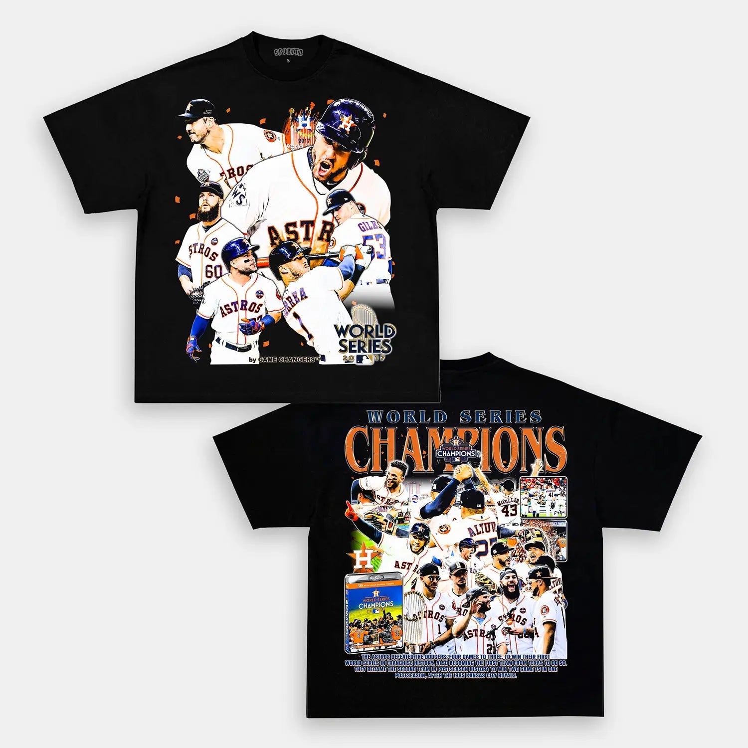 2017 WORLD SERIES CHAMPS - ASTROS TEE - DS