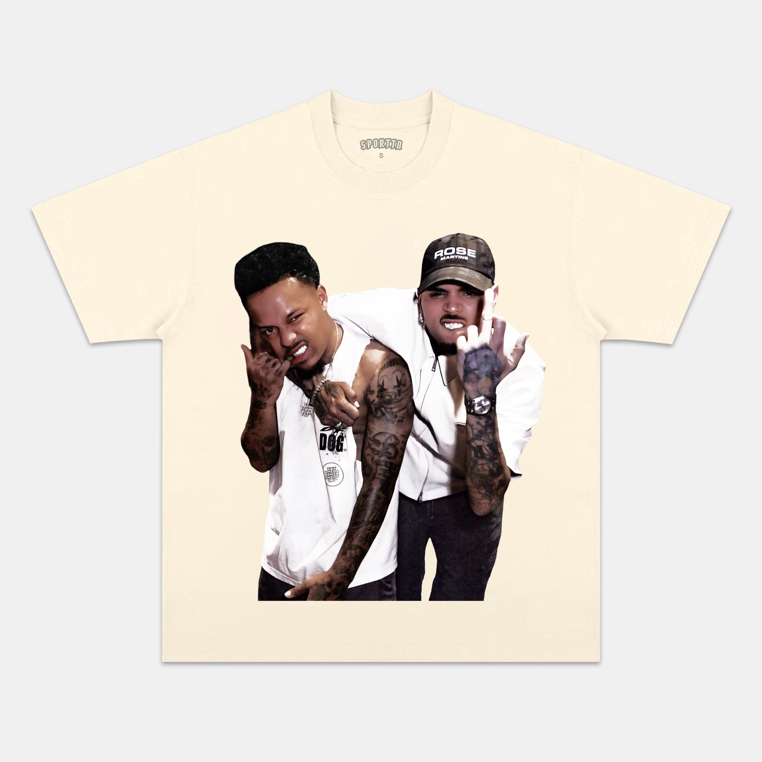 SHAD MOSS & CHRIS BROWN TEE