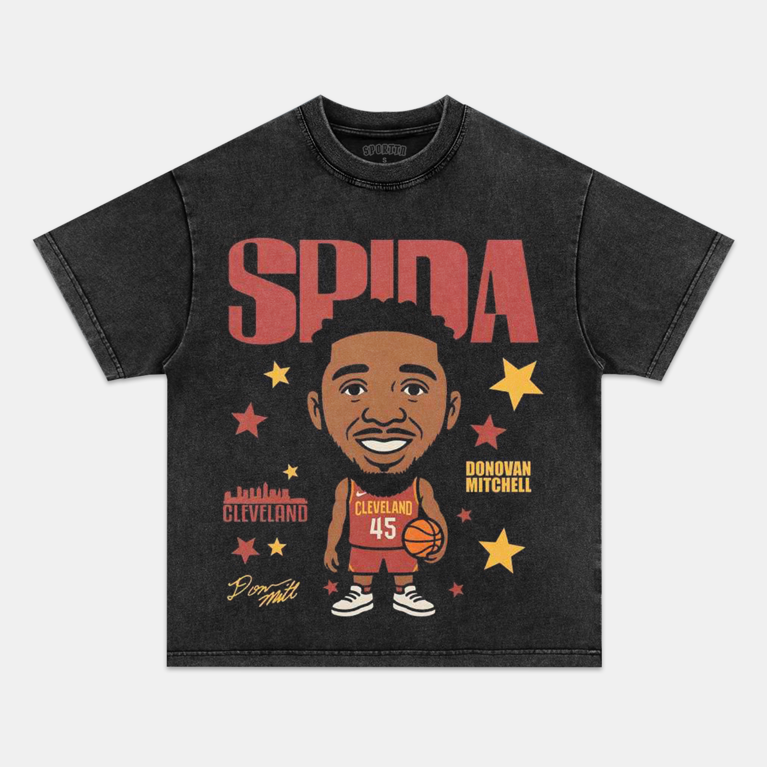 DONOVAN MITCHELL CARTOON TEE