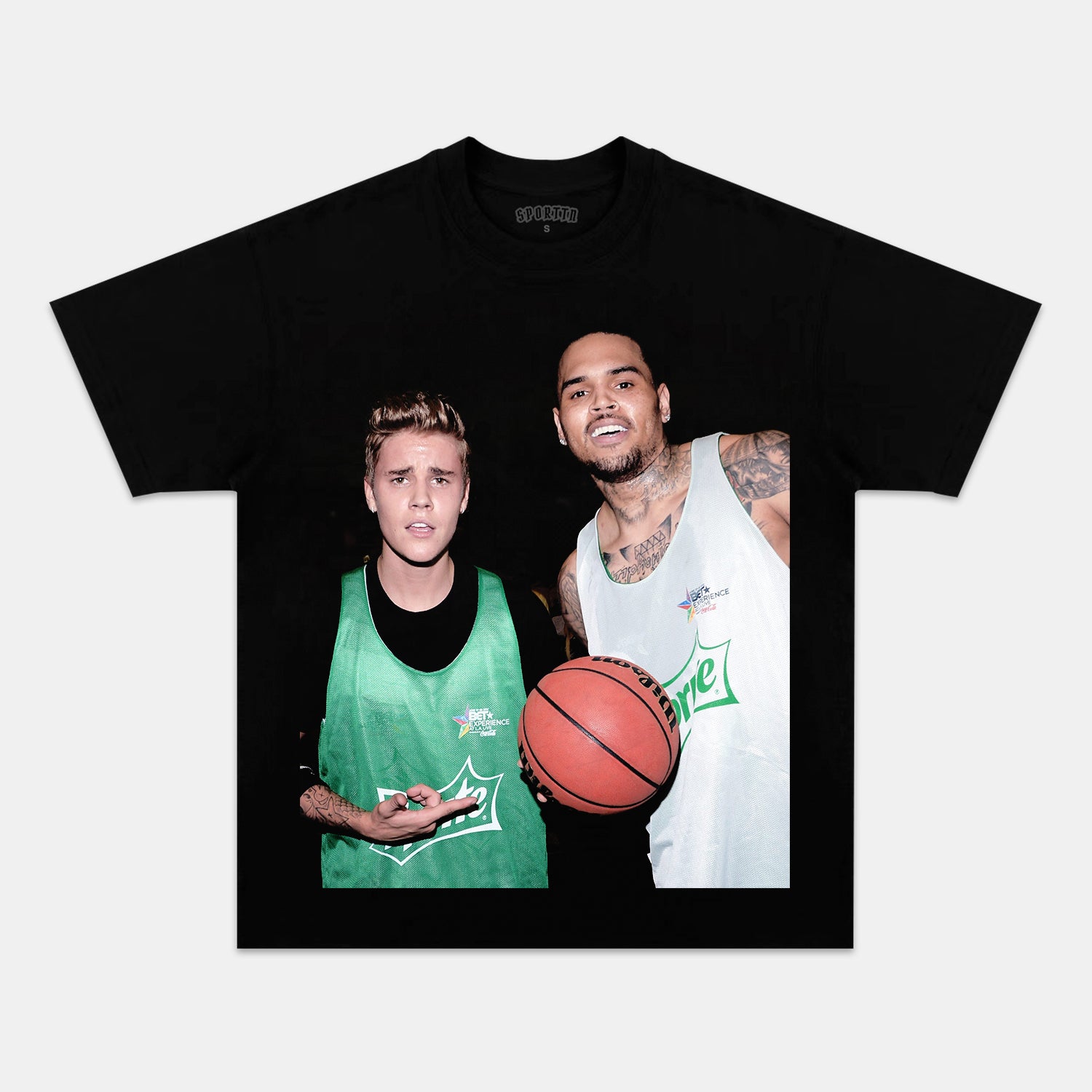 JUSTIN BIEBER & CHRIS BROWN TEE