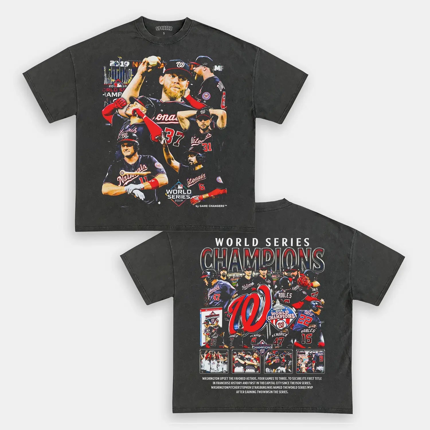 2019 WORLD SERIES CHAMPS - NATIONALS TEE - DS