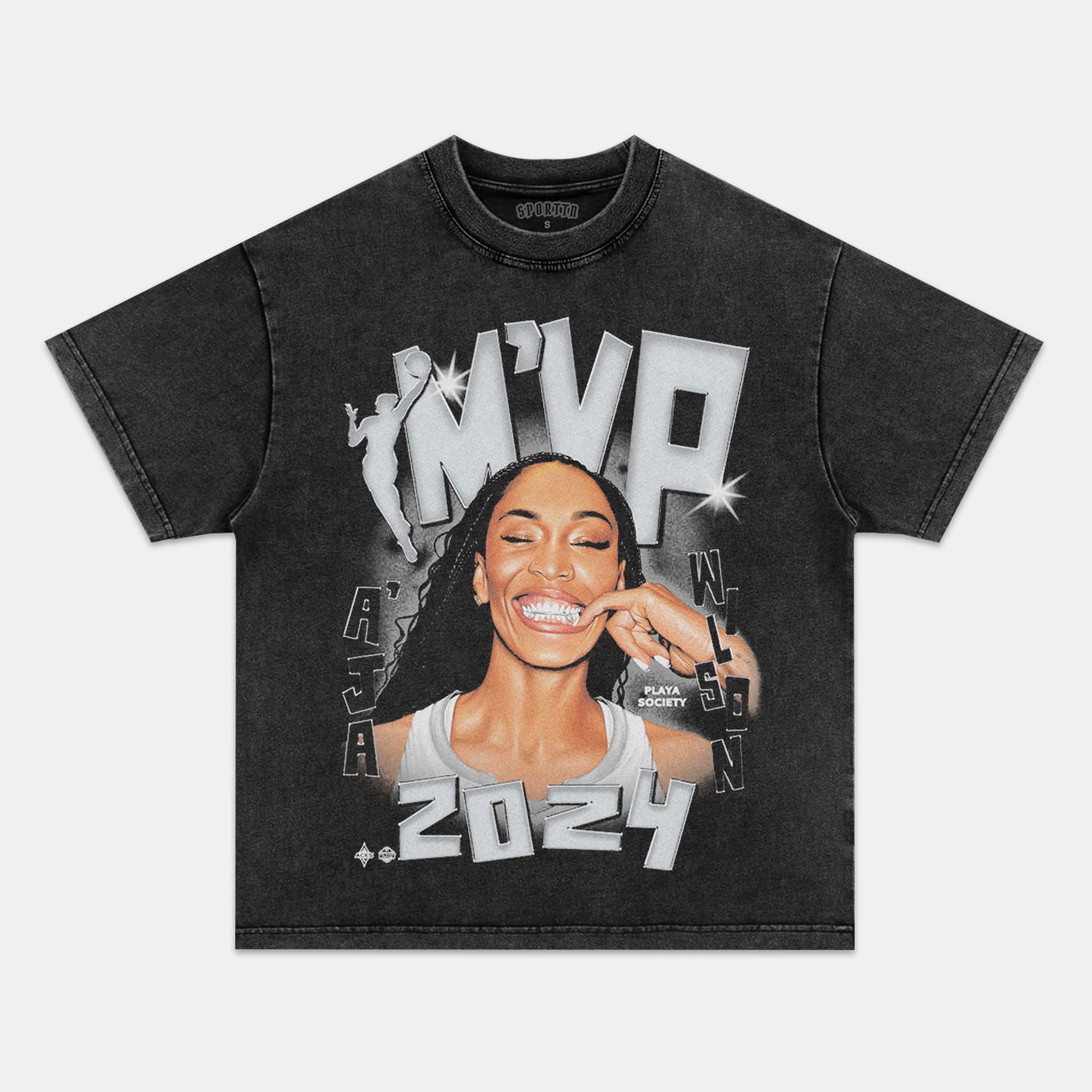PLAYA SOCIETY WNBA 2024 MVP TEE