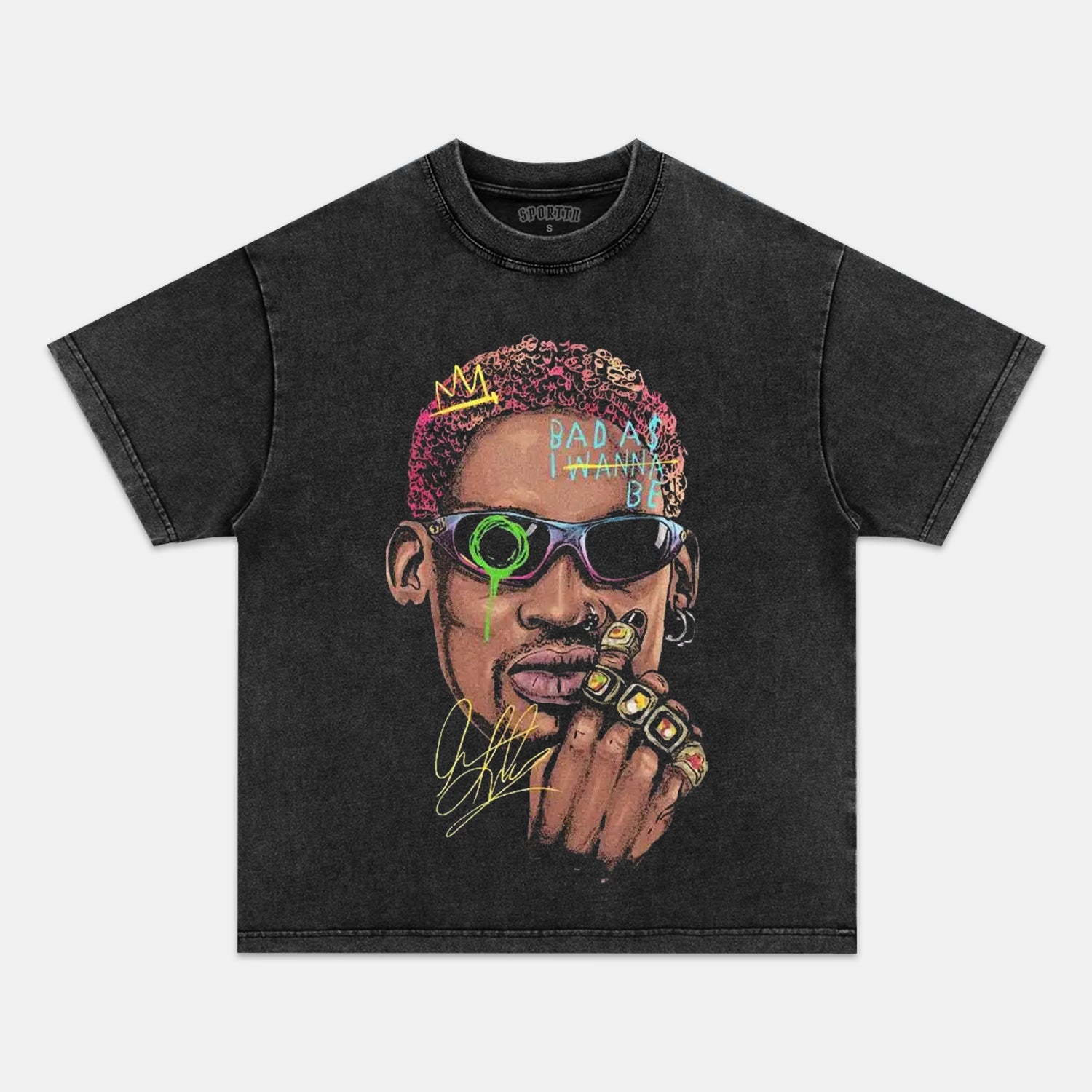 DENNIS RODMAN BIG FACE 2.24 TEE