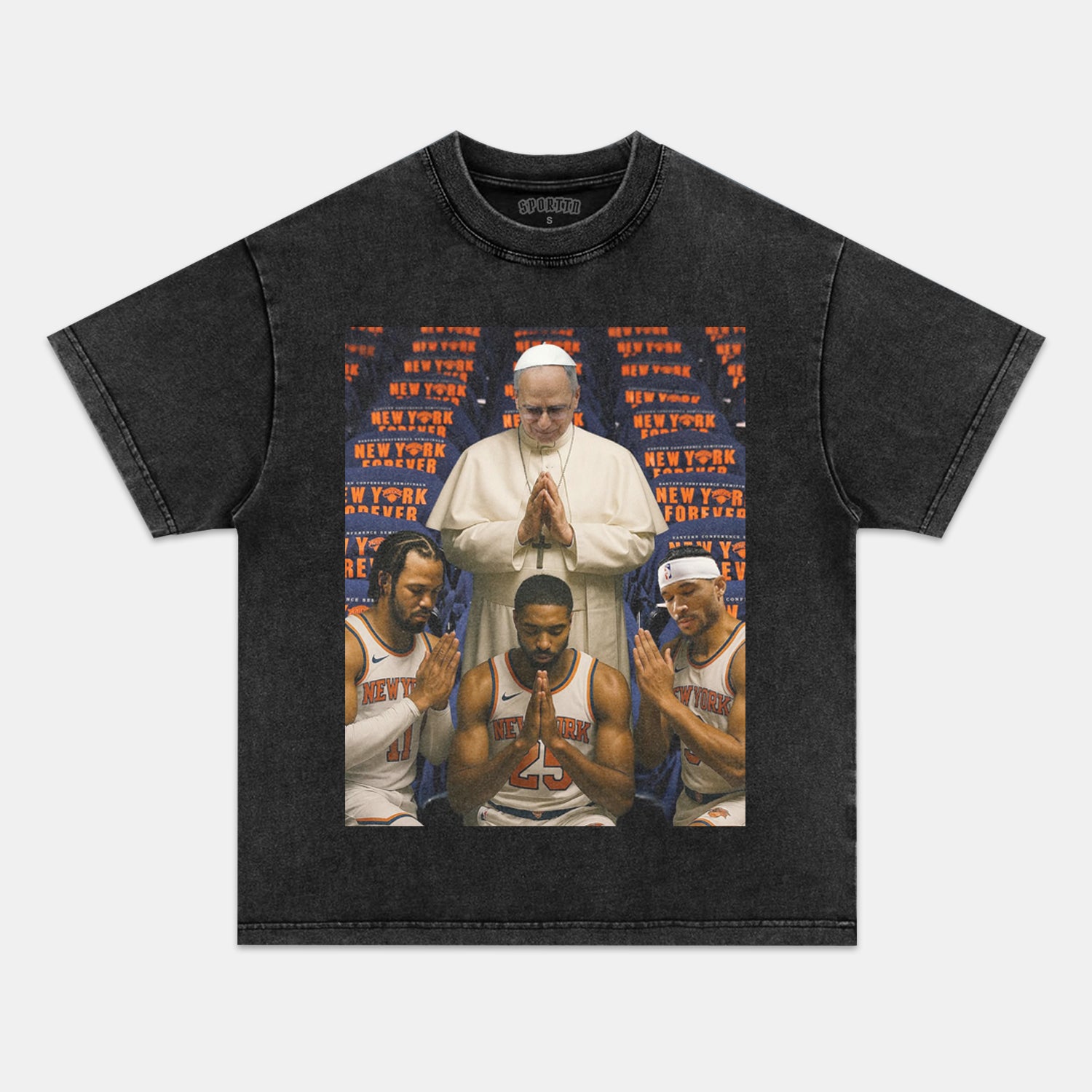 NEW POPE & New York Knicks TEE
