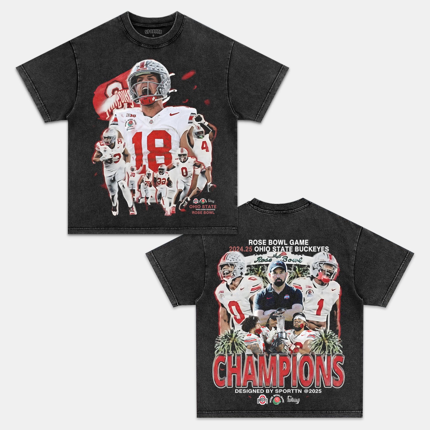 OHIO STATE-ROSE BOWL 2025 TEE