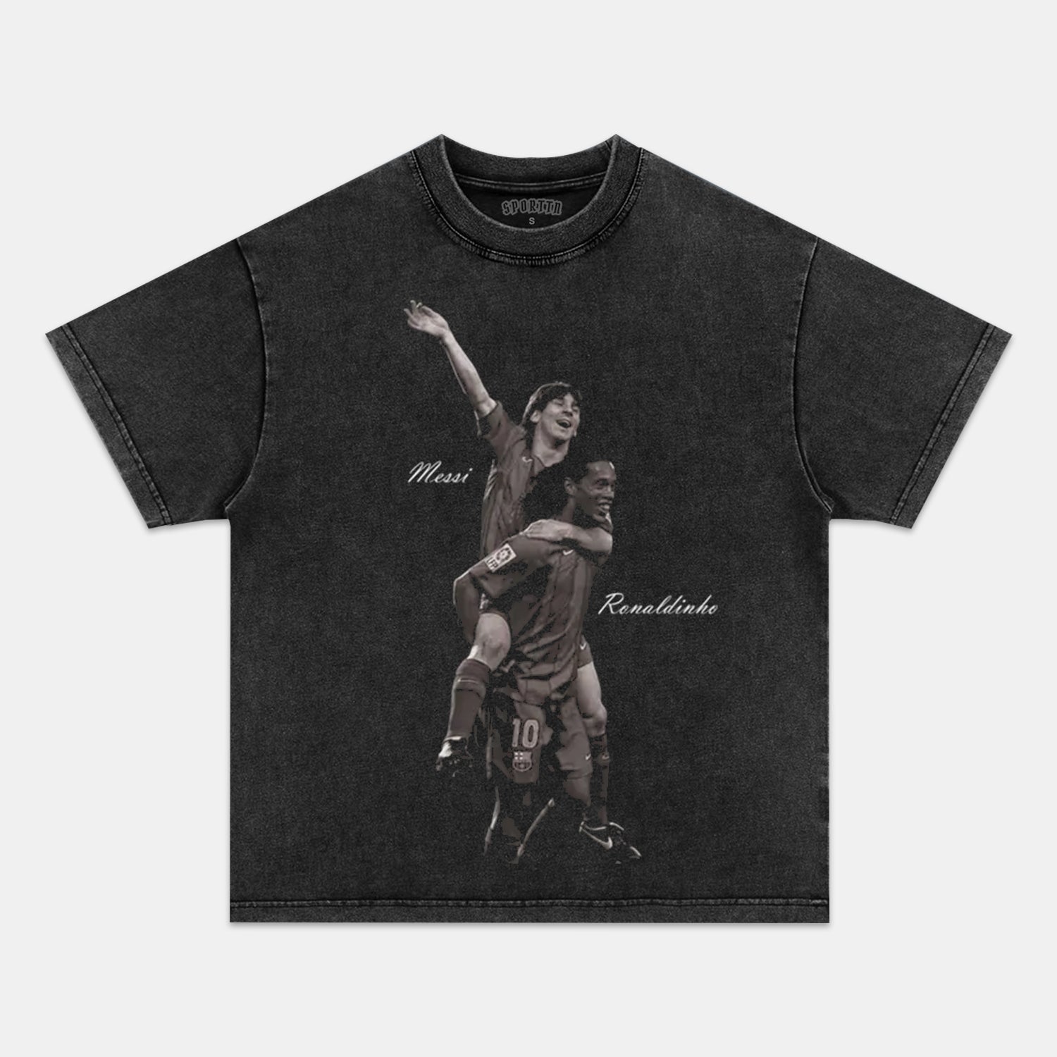 LIONEL MESSI AND RONALDINHO TEE