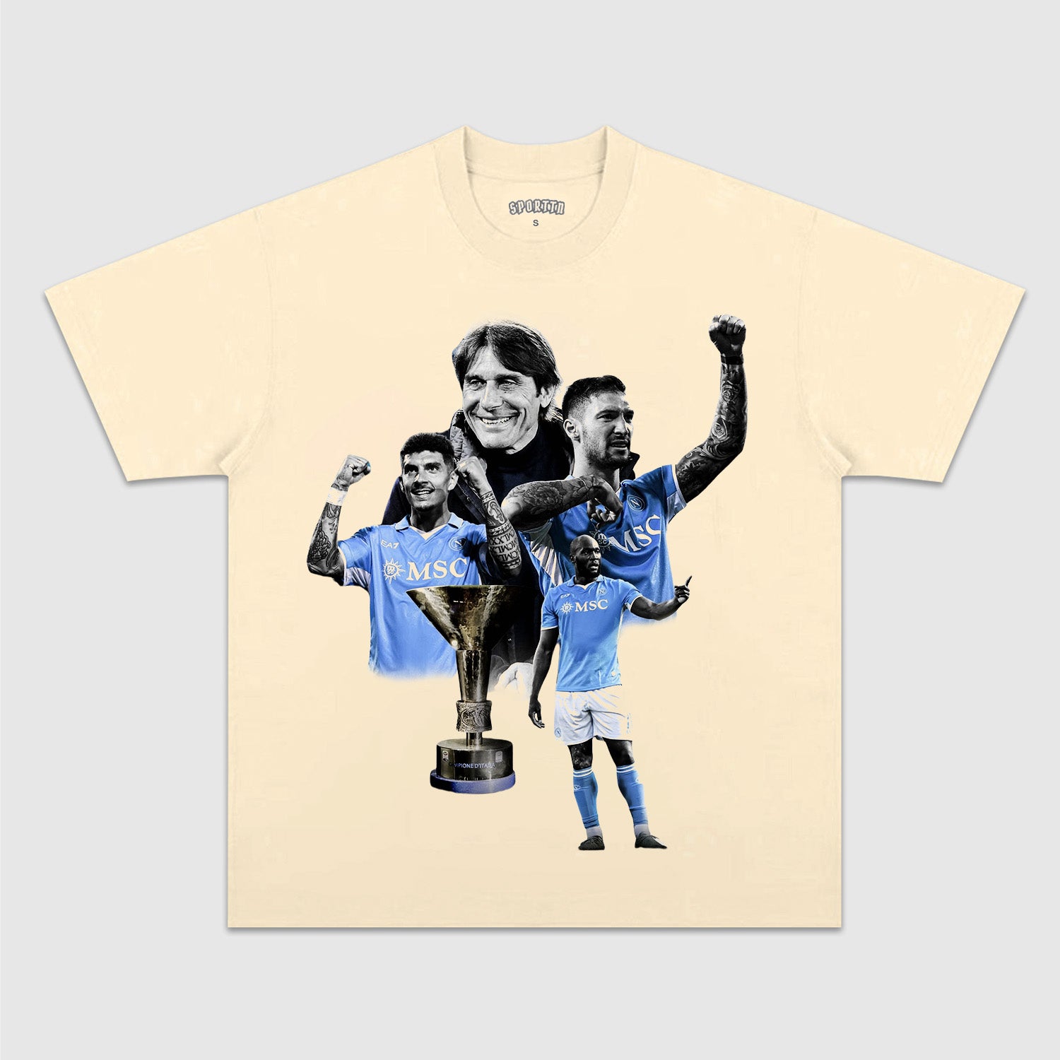 NAPOLI WIN 4TH SERIE A TITLE TEE