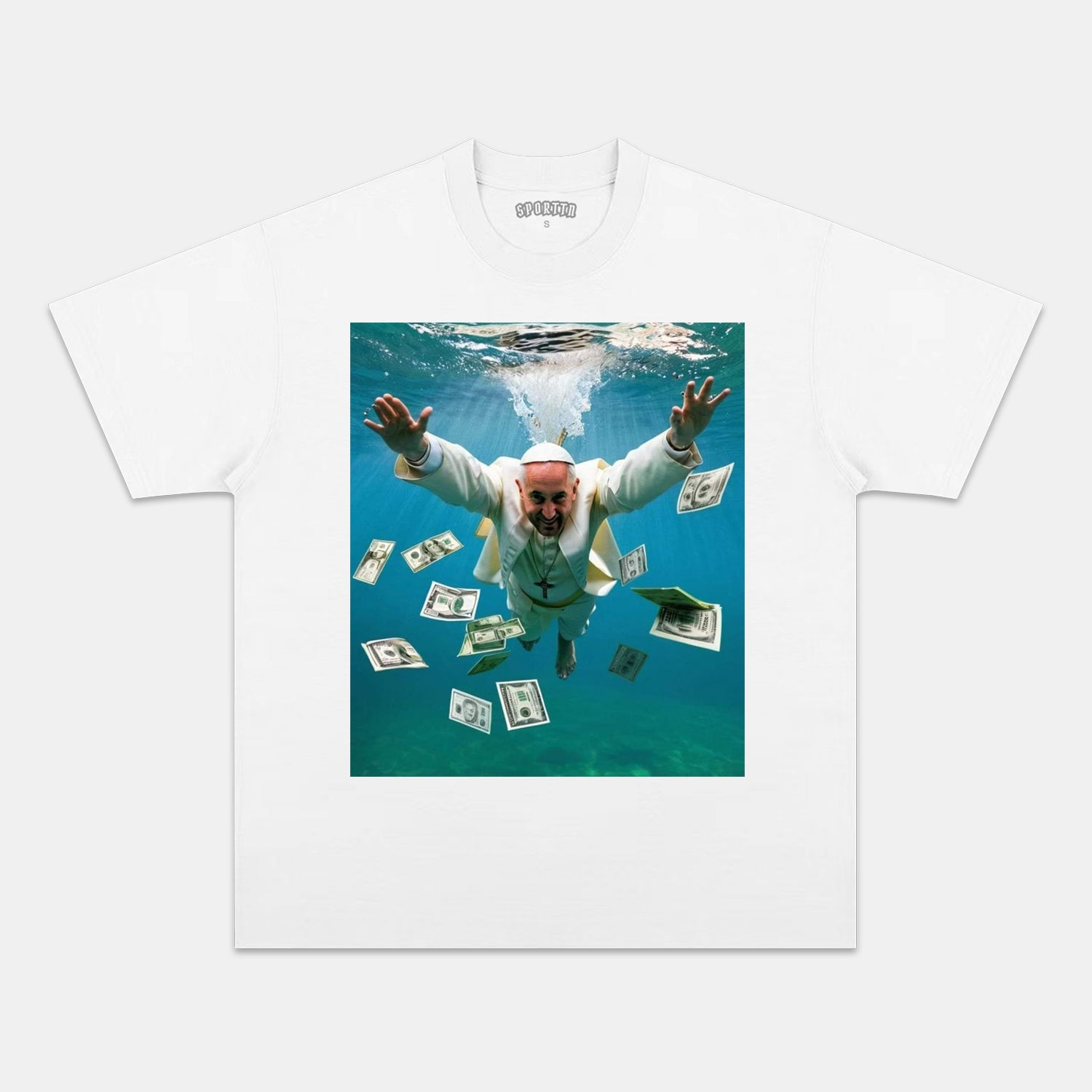 POPE FRANCIS 2025 V3 TEE
