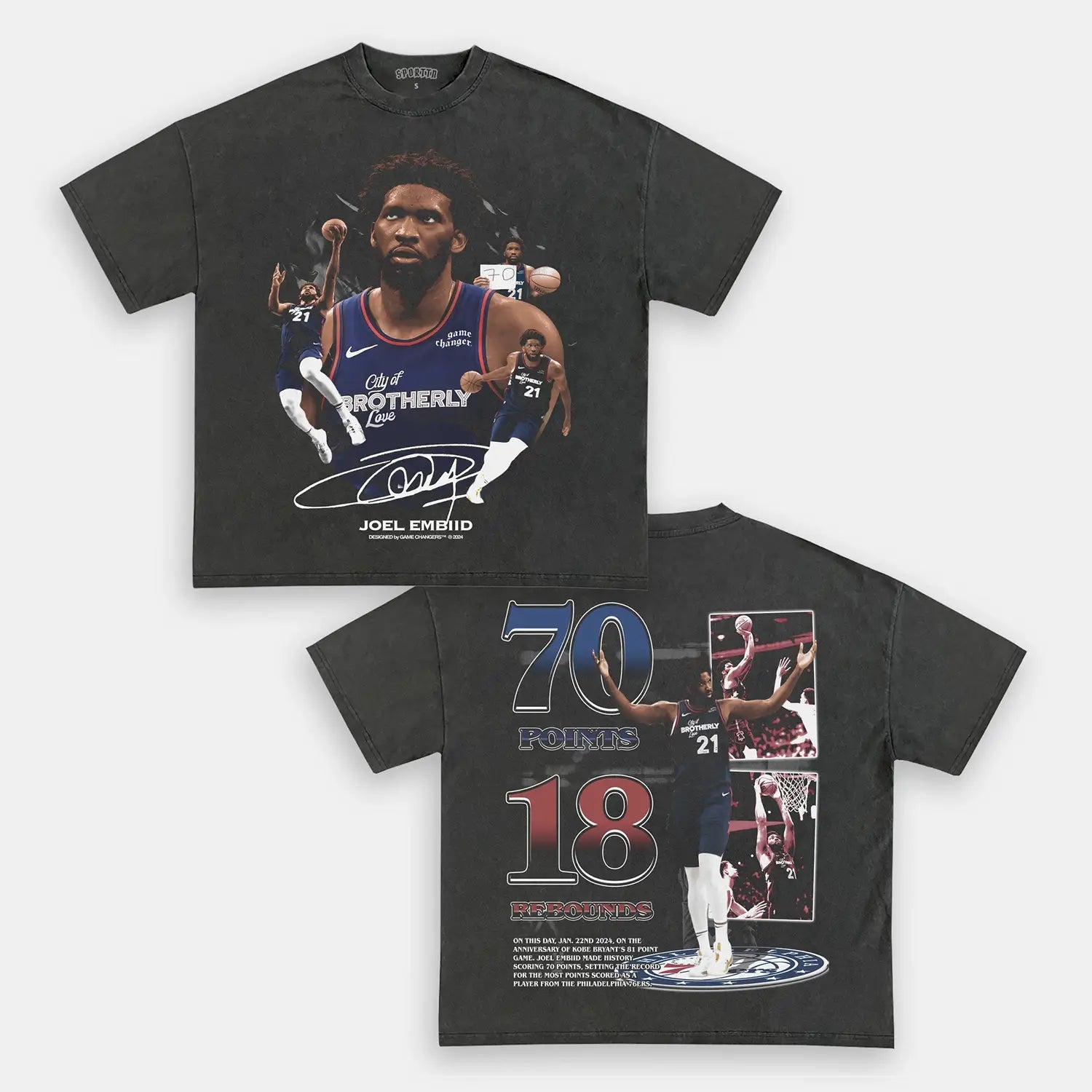 JOEL EMBIID V2 TEE - DS
