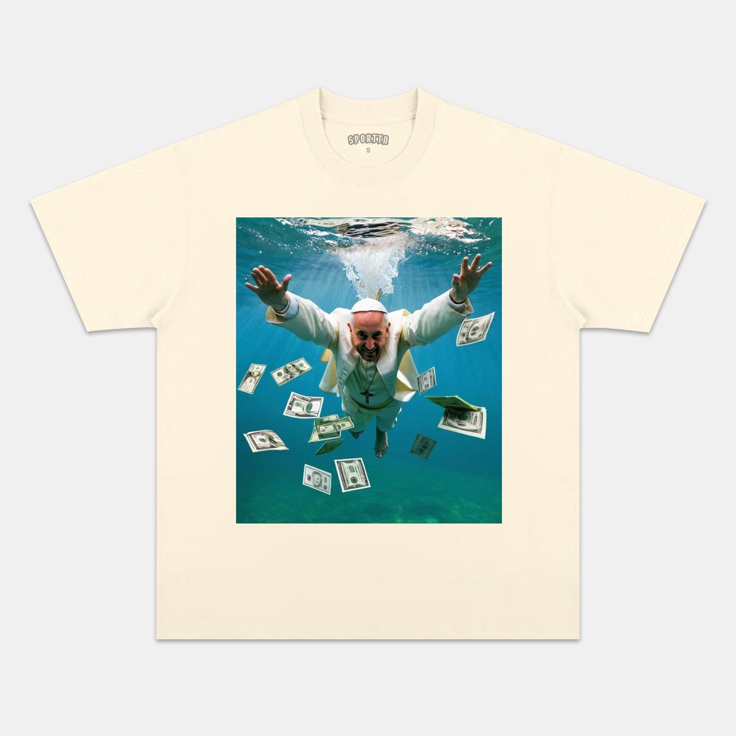 POPE FRANCIS 2025 V3 TEE