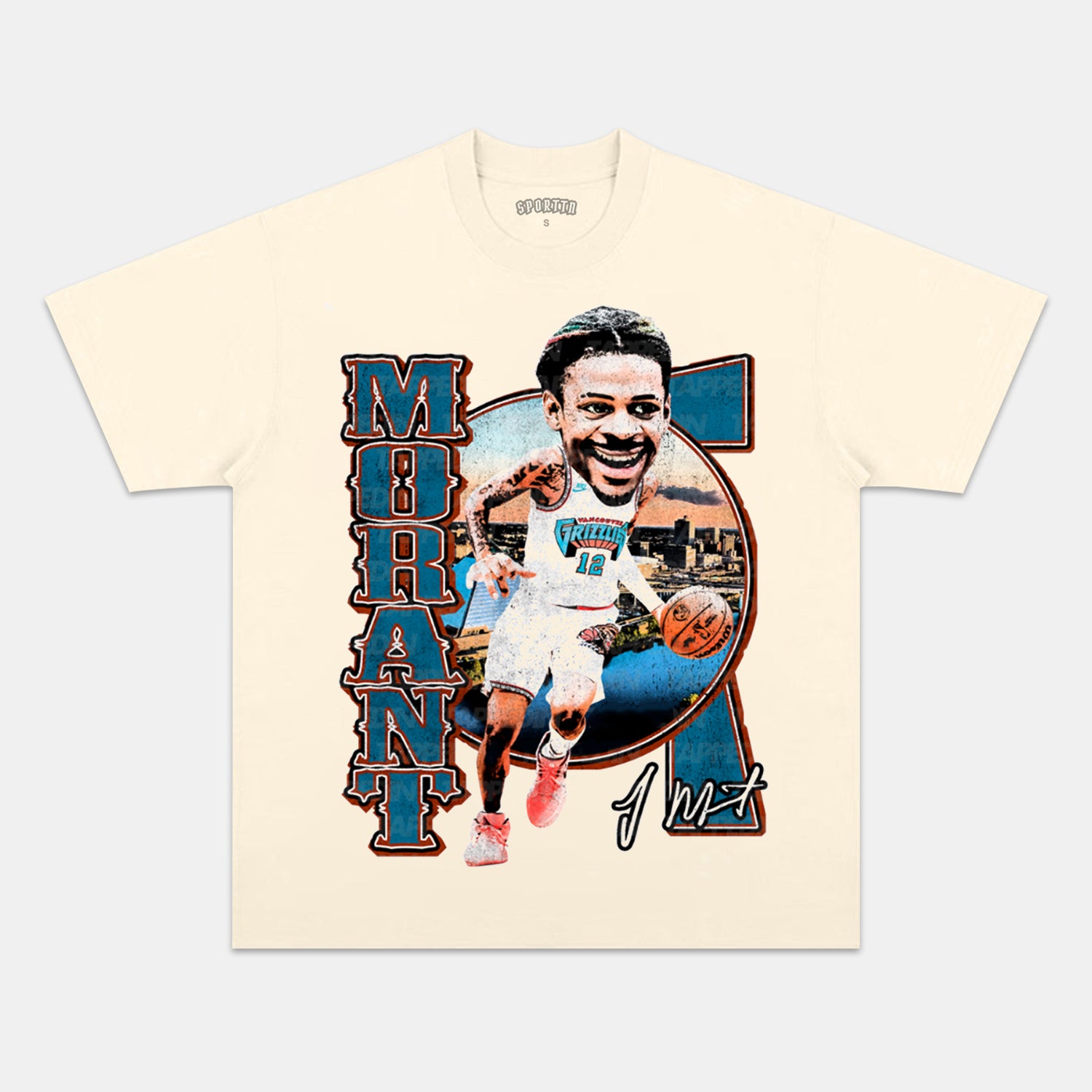 JA MORANT  BIG HEAD TEE