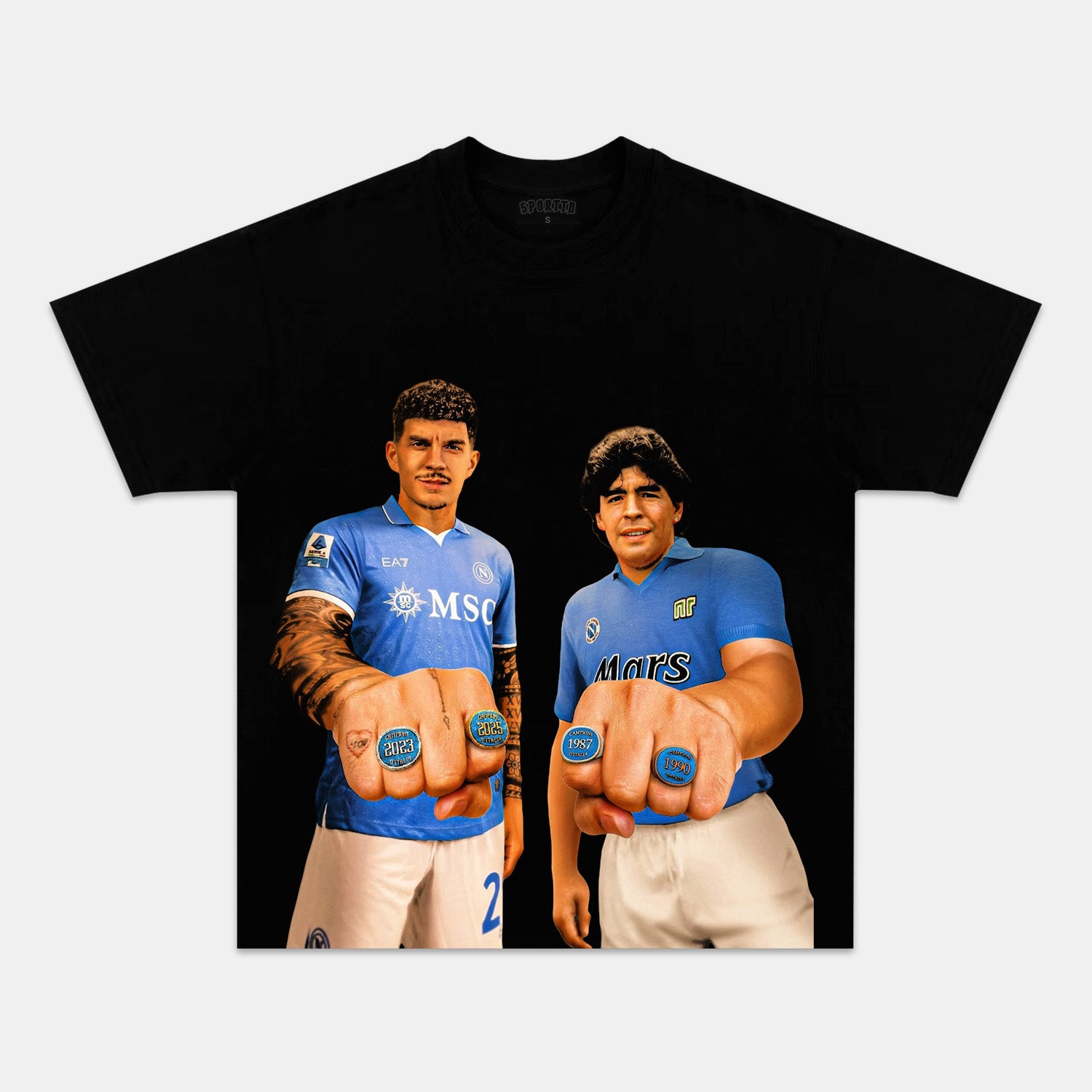 NAPOLI WIN 4TH SERIE A TITLE TEE