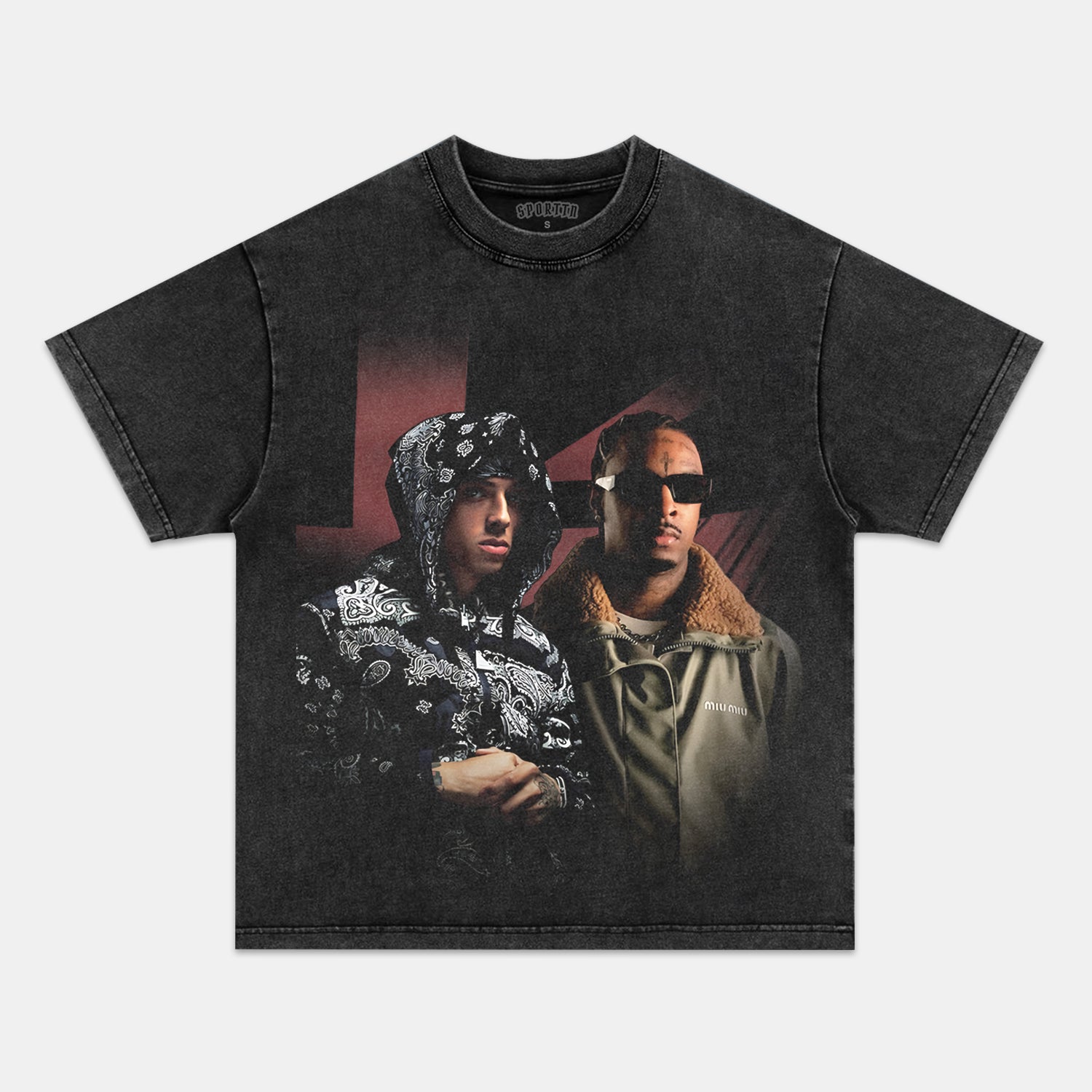 CENTRAL CEE & 21 SAVAGE NEW TEE